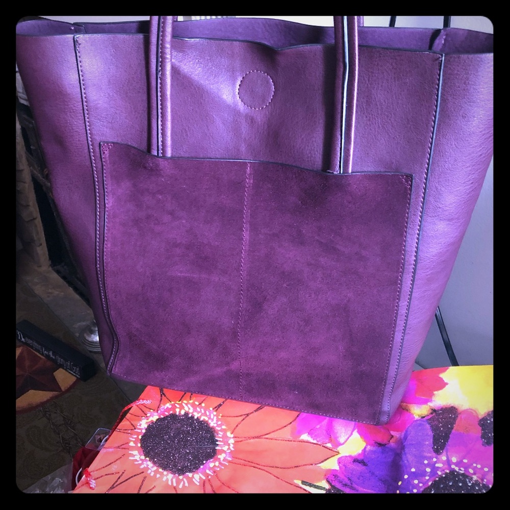 Large leather bag